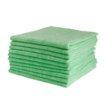 Microfibre Cloths 10 Pack Green