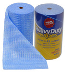 Extra Heavy Duty Wipes - 30cm x 45m 90 sheets per roll [Colour: Blue]