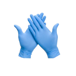Blue Nitrile Examination Gloves - Powder Free