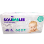 Squimbles Nappies Small 4-8kg x 160 ( Size 2 )