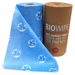 Bamboo Bio-Wipe Roll Blue