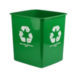 15L Recycling Bin - No Lid  Green