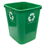 32L Recycling Bin - No Lid  Green