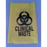 Yellow Medical & Clinical Waste Bags 75L x 250 per carton