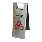 Stainless Steel A-Frame Safety Sign